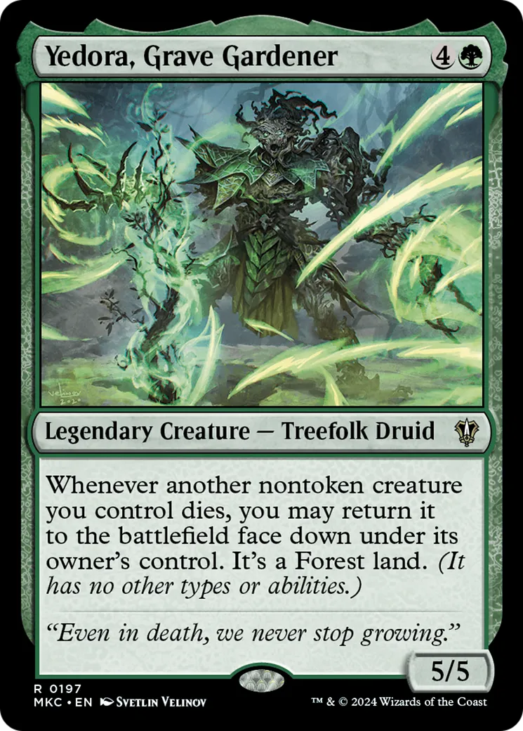 Yedora, Grave Gardener — Murders at Karlov Manor Commander — Magic: The Gathering