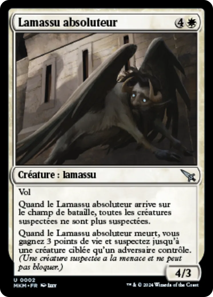 Lamassu absoluteur — Murders at Karlov Manor — Magic: The Gathering