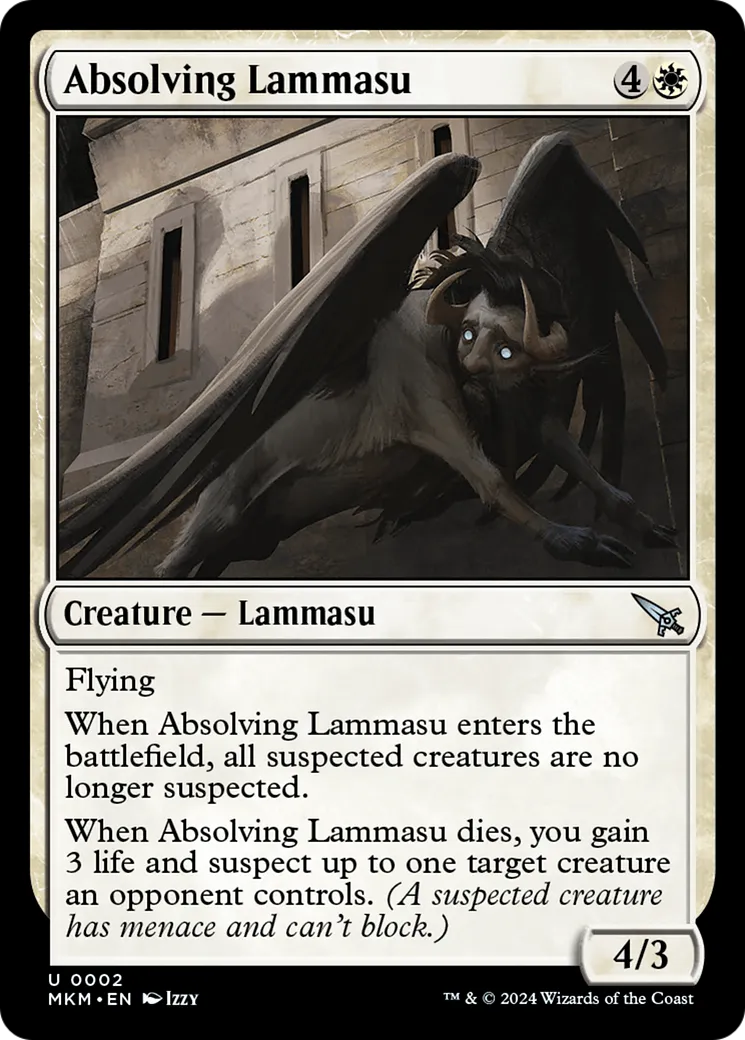 Absolving Lammasu — Murders at Karlov Manor — Magic: The Gathering