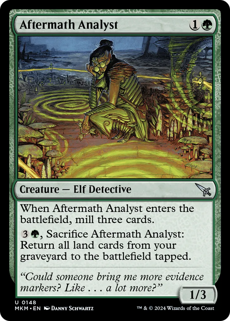 Aftermath Analyst — Murders at Karlov Manor — Magic: The Gathering