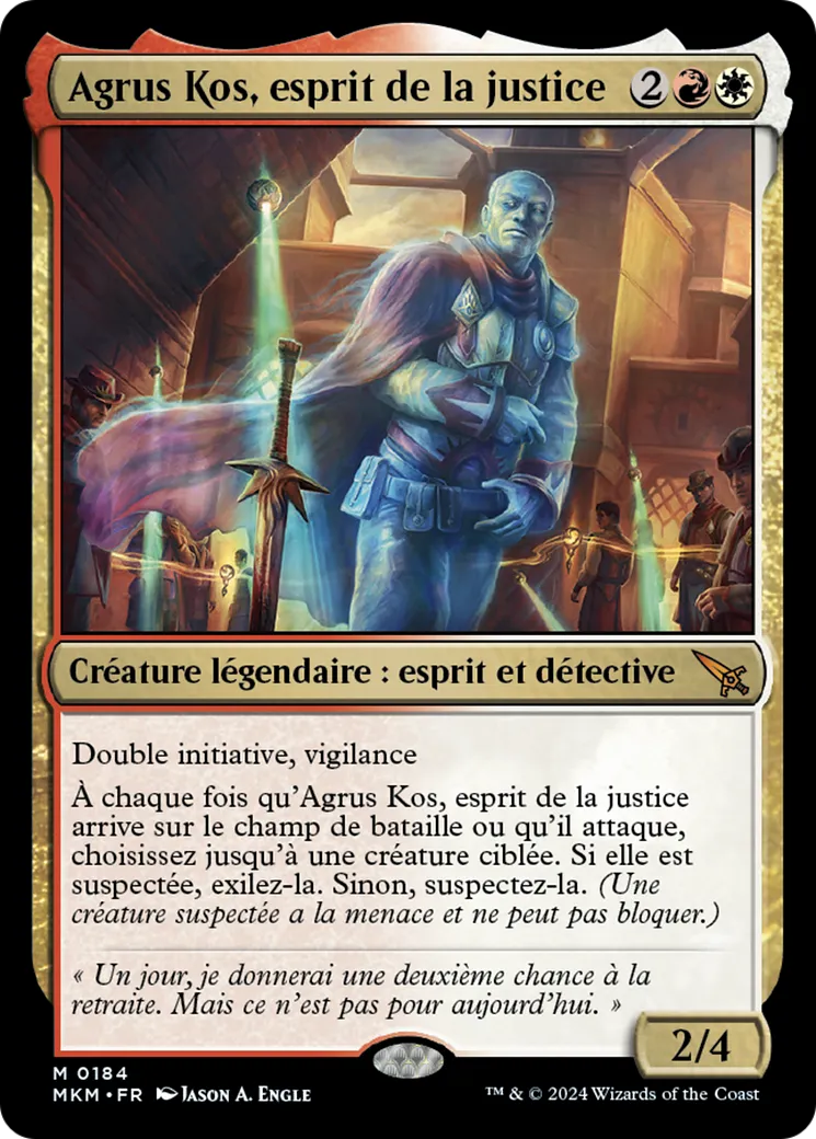 Agrus Kos, esprit de la justice — Murders at Karlov Manor — Magic: The Gathering