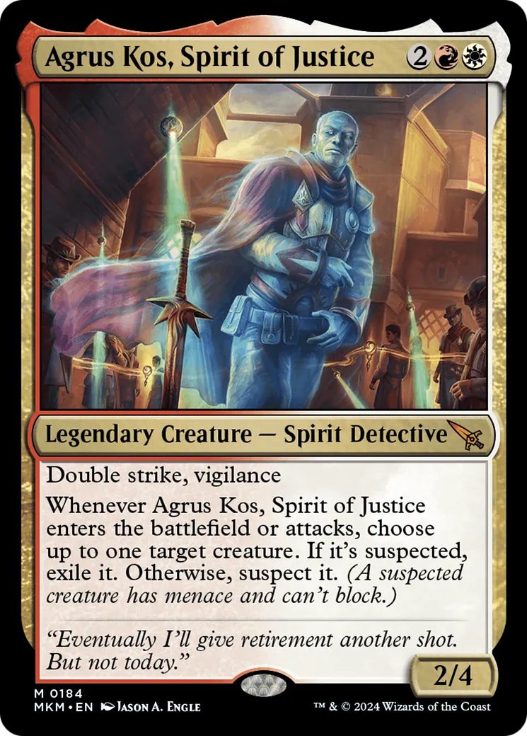 Agrus Kos, Spirit of Justice — Murders at Karlov Manor — Magic: The Gathering
