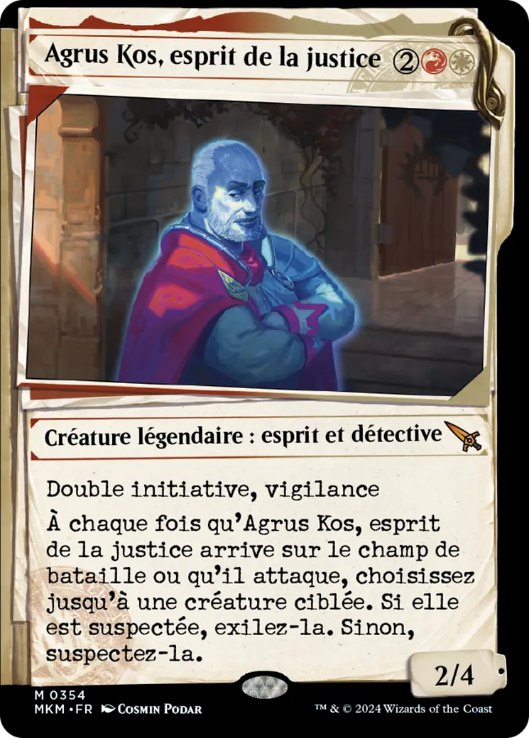 Agrus Kos, esprit de la justice — Murders at Karlov Manor — Magic: The Gathering