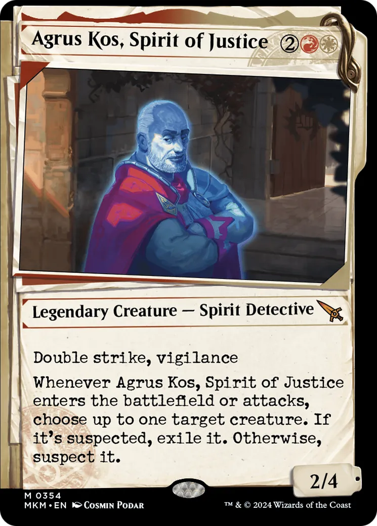 Agrus Kos, Spirit of Justice — Murders at Karlov Manor — Magic: The Gathering