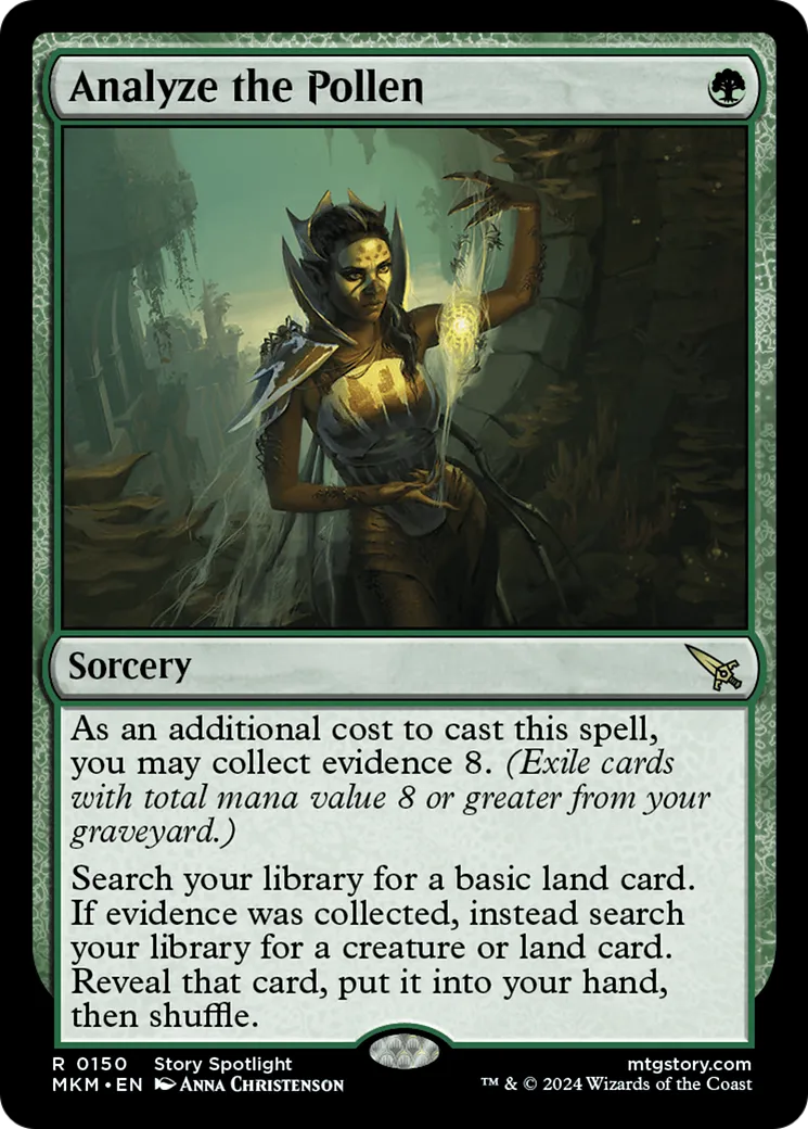 Analyze the Pollen — Murders at Karlov Manor — Magic: The Gathering