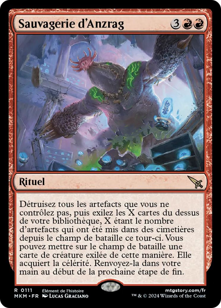 Sauvagerie d'Anzrag — Murders at Karlov Manor — Magic: The Gathering