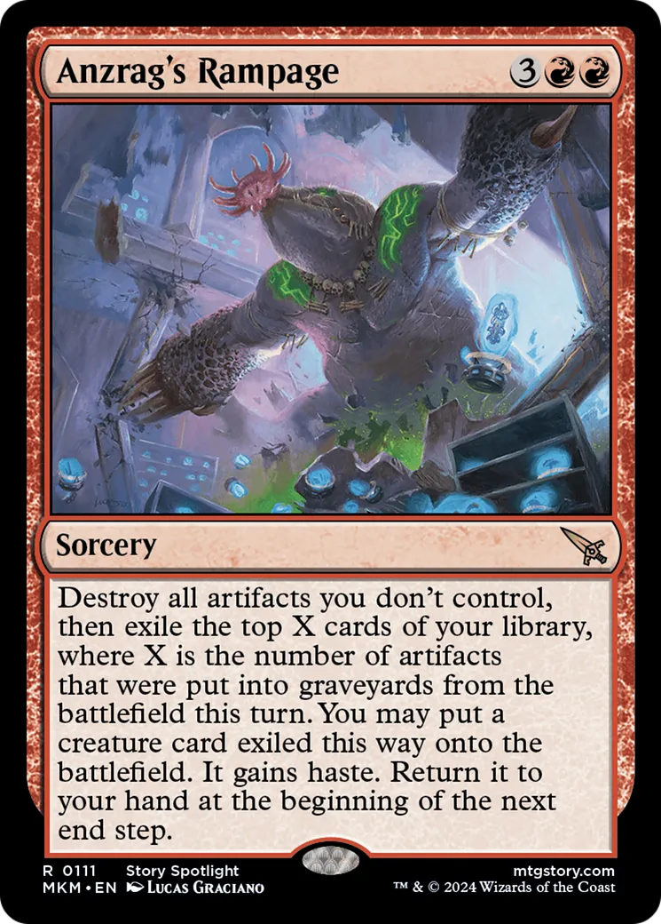 Anzrag's Rampage — Murders at Karlov Manor — Magic: The Gathering