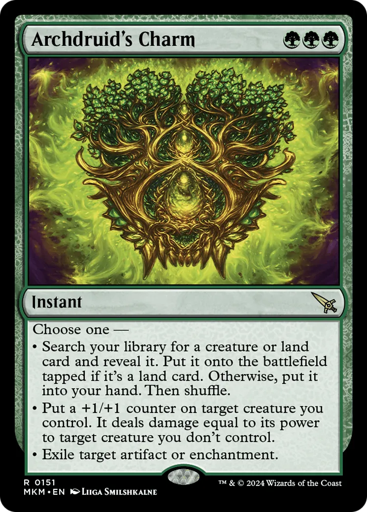 Archdruid's Charm — Murders at Karlov Manor — Magic: The Gathering