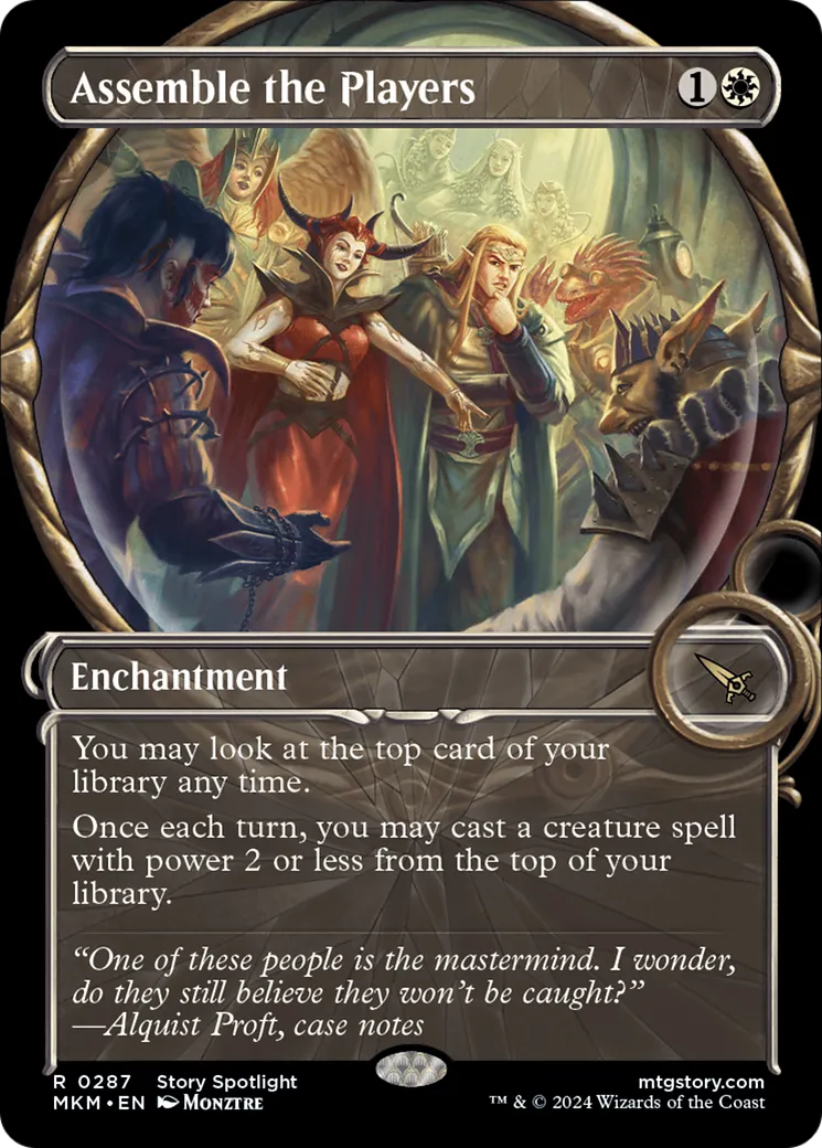 Assemble the Players — Murders at Karlov Manor — Magic: The Gathering