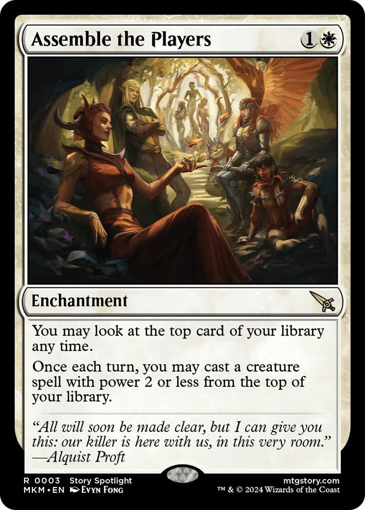 Assemble the Players — Murders at Karlov Manor — Magic: The Gathering