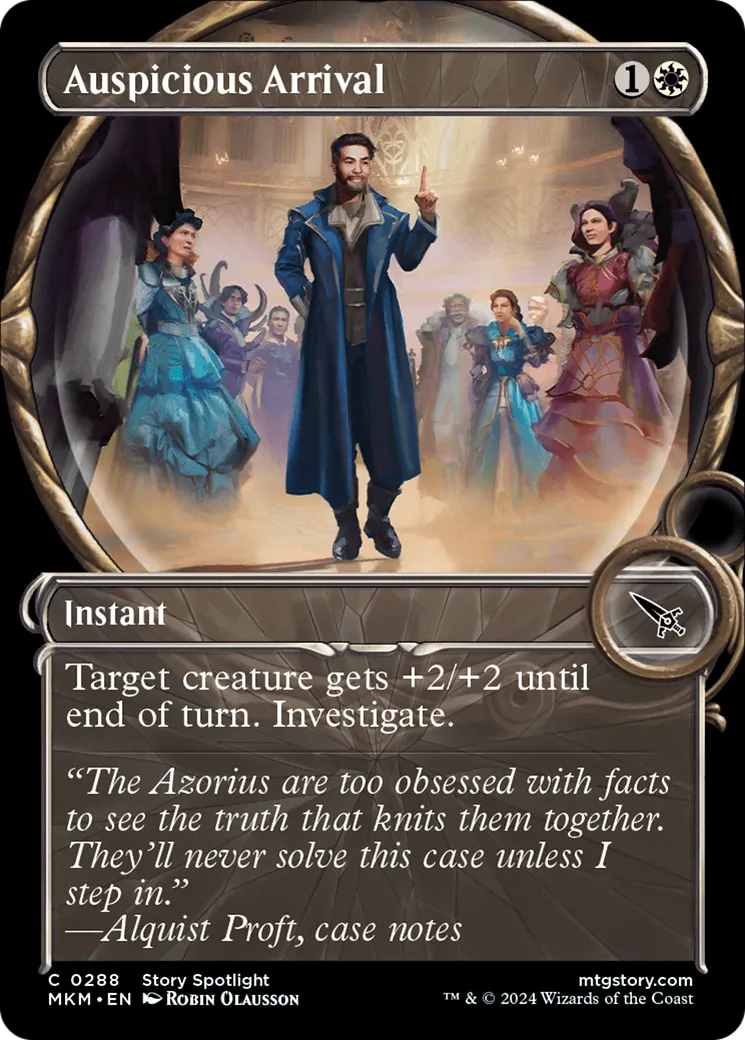 Auspicious Arrival — Murders at Karlov Manor — Magic: The Gathering