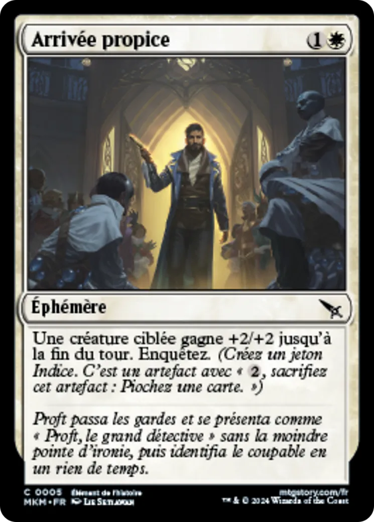 Arrivée propice — Murders at Karlov Manor — Magic: The Gathering