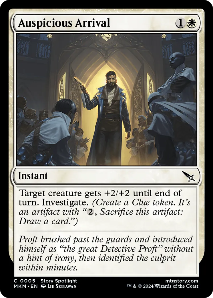 Arrivée propice — Murders at Karlov Manor — Magic: The Gathering