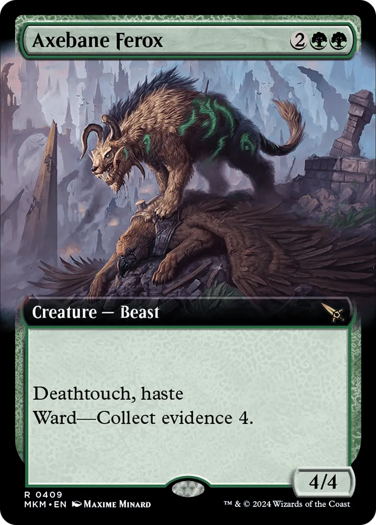 Axebane Ferox — Murders at Karlov Manor — Magic: The Gathering