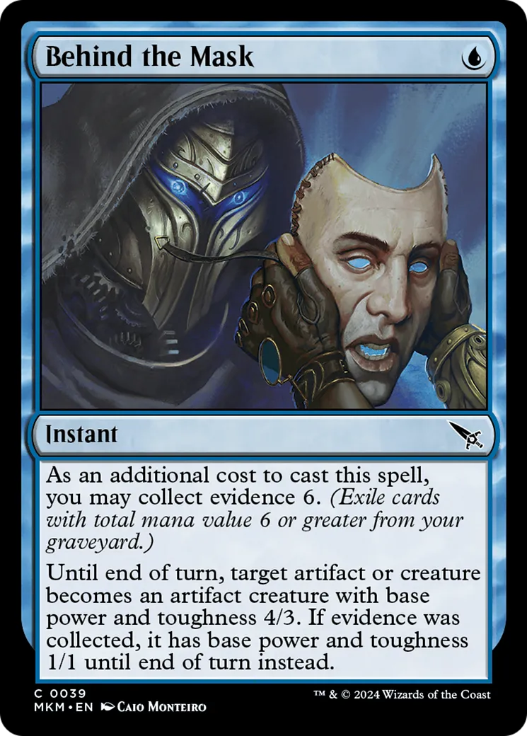 Behind the Mask — Murders at Karlov Manor — Magic: The Gathering