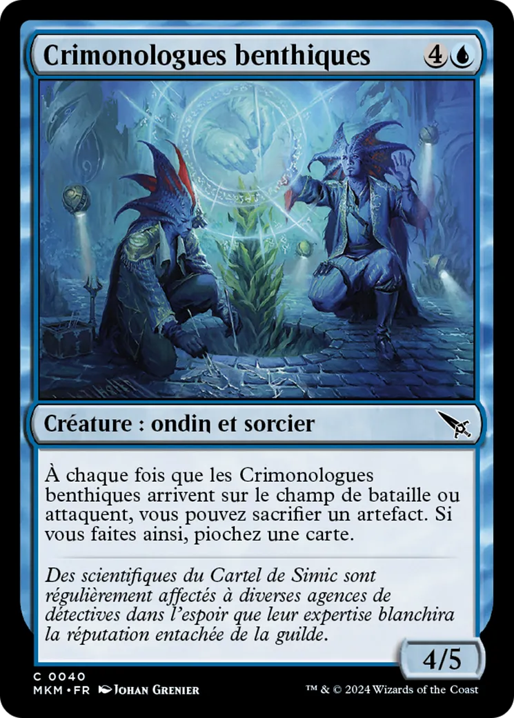 Crimonologues benthiques — Murders at Karlov Manor — Magic: The Gathering
