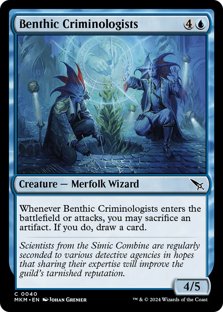 Benthic Criminologists — Murders at Karlov Manor — Magic: The Gathering