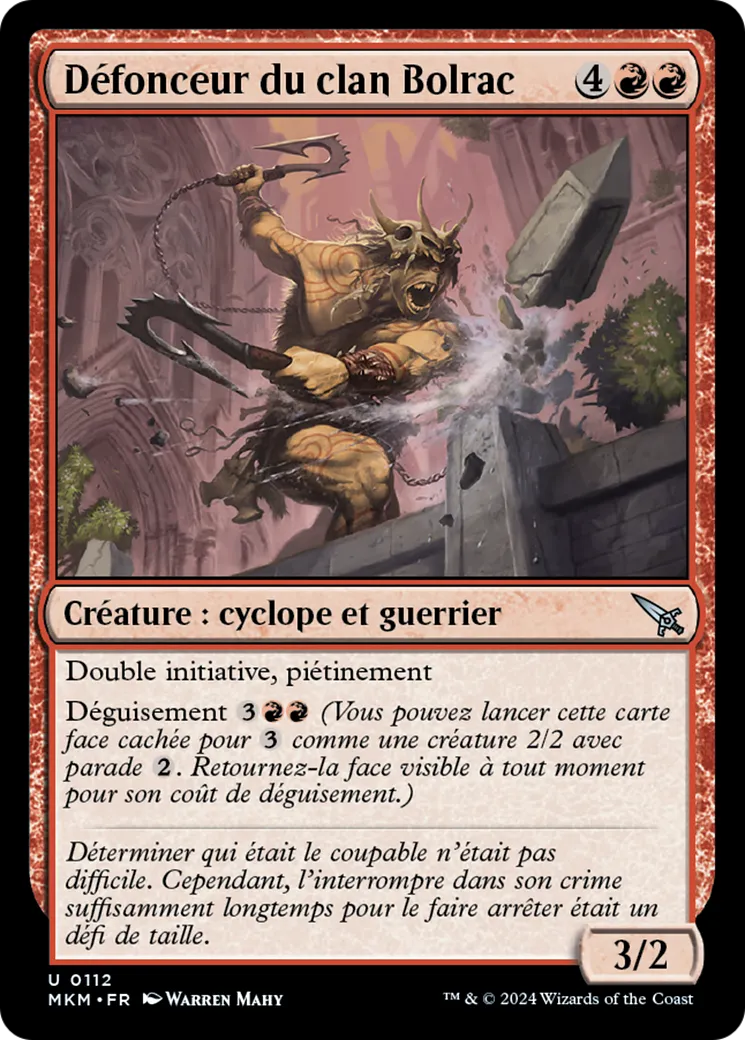Défonceur du clan Bolrac — Murders at Karlov Manor — Magic: The Gathering