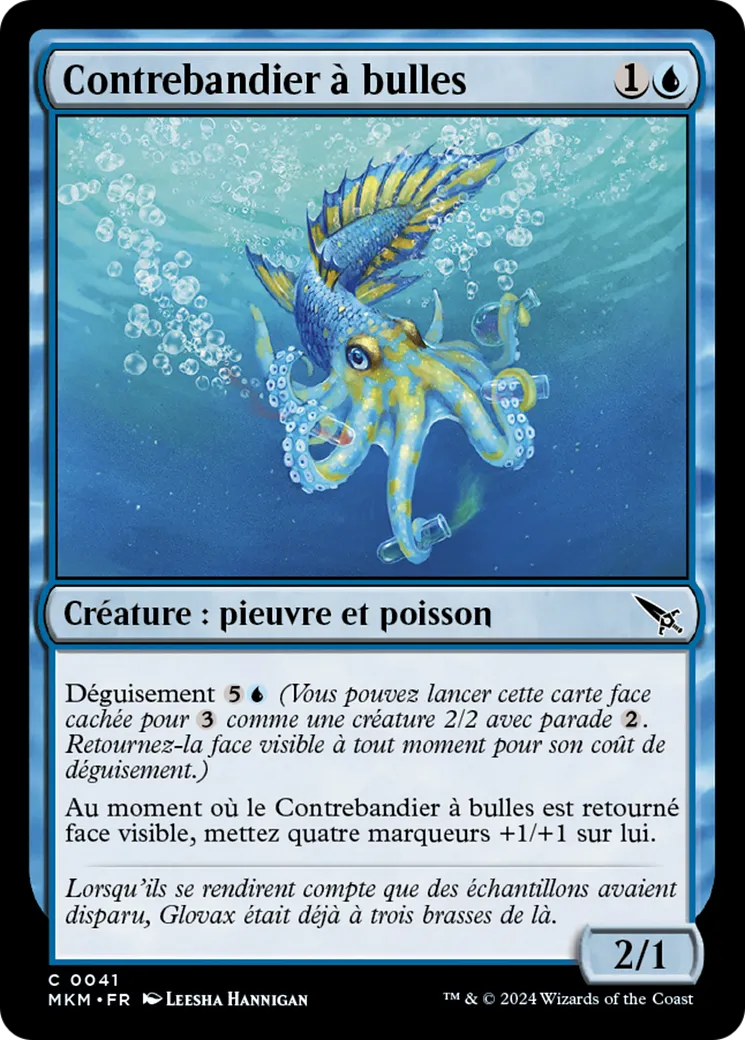 Contrebandier à bulles — Murders at Karlov Manor — Magic: The Gathering