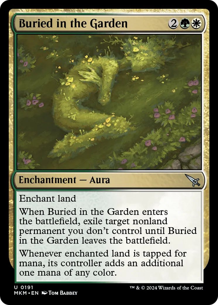 Enterrée dans le jardin — Murders at Karlov Manor — Magic: The Gathering