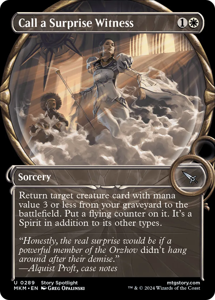 Call a Surprise Witness — Murders at Karlov Manor — Magic: The Gathering