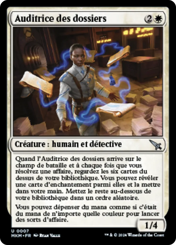 Auditrice des dossiers — Murders at Karlov Manor — Magic: The Gathering