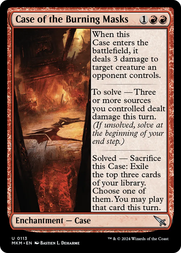 Case of the Burning Masks — Murders at Karlov Manor — Magic: The Gathering