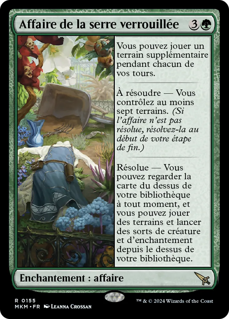Affaire de la serre verrouillée — Murders at Karlov Manor — Magic: The Gathering