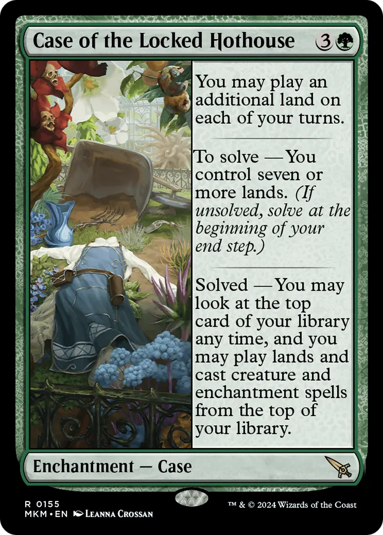 Case of the Locked Hothouse — Murders at Karlov Manor — Magic: The Gathering