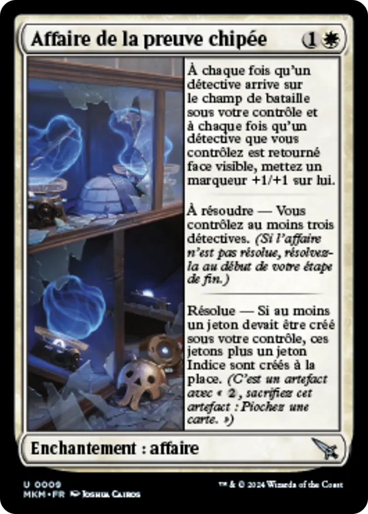 Affaire de la preuve chipée — Murders at Karlov Manor — Magic: The Gathering