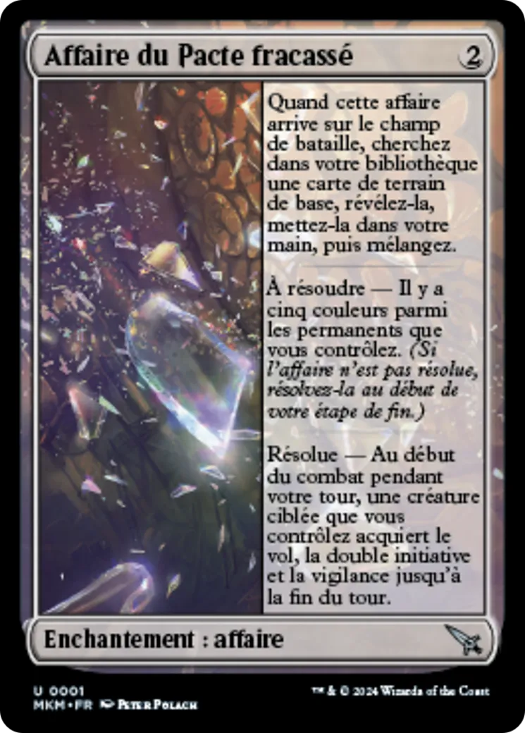 Affaire du Pacte fracassé — Murders at Karlov Manor — Magic: The Gathering