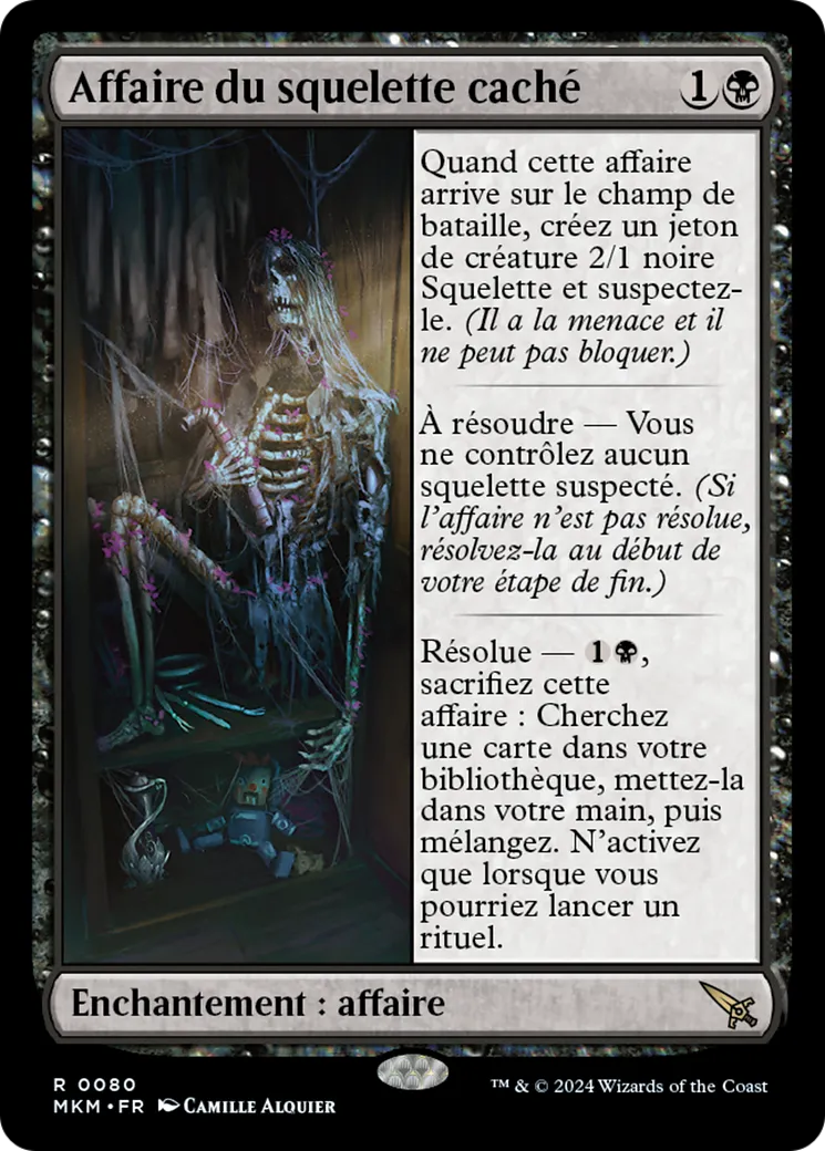 Affaire du squelette caché — Murders at Karlov Manor — Magic: The Gathering