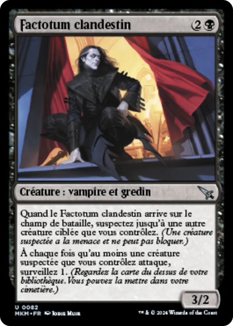 Factotum clandestin — Murders at Karlov Manor — Magic: The Gathering