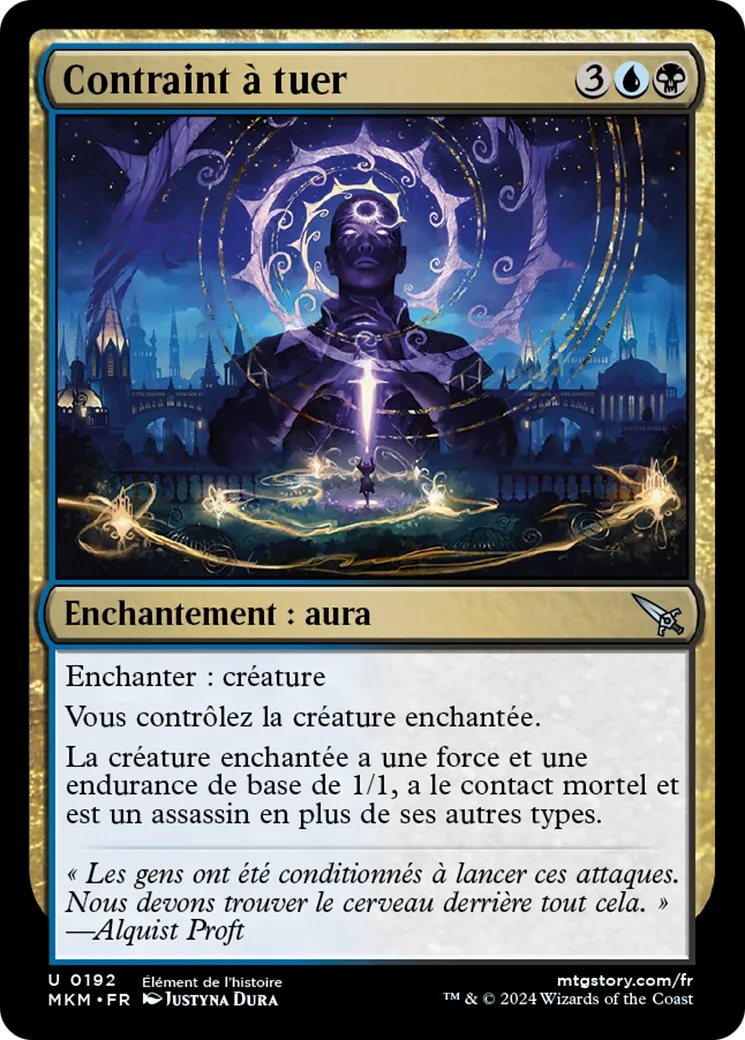 Contraint à tuer — Murders at Karlov Manor — Magic: The Gathering
