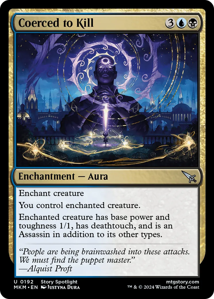 Coerced to Kill — Murders at Karlov Manor — Magic: The Gathering
