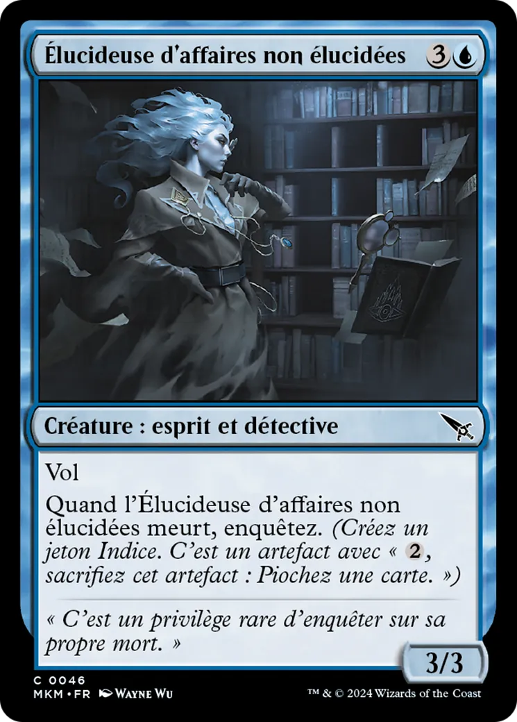 Élucideuse d'affaires non élucidées — Murders at Karlov Manor — Magic: The Gathering