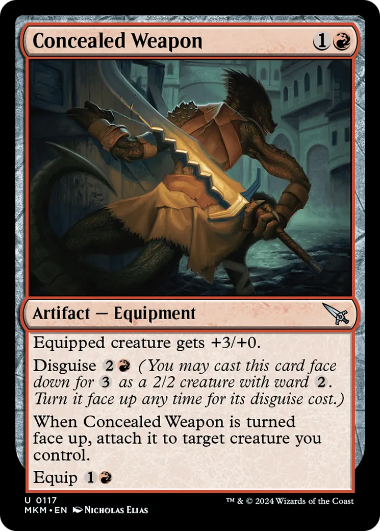 Concealed Weapon — Murders at Karlov Manor — Magic: The Gathering