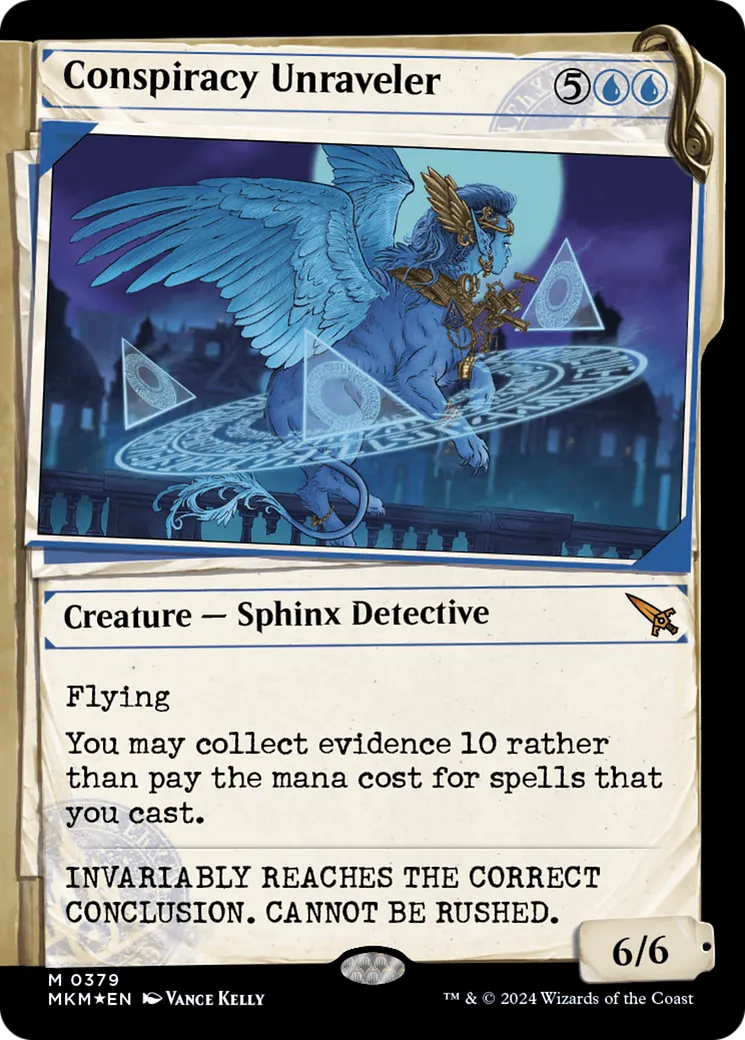 Conspiracy Unraveler — Murders at Karlov Manor — Magic: The Gathering