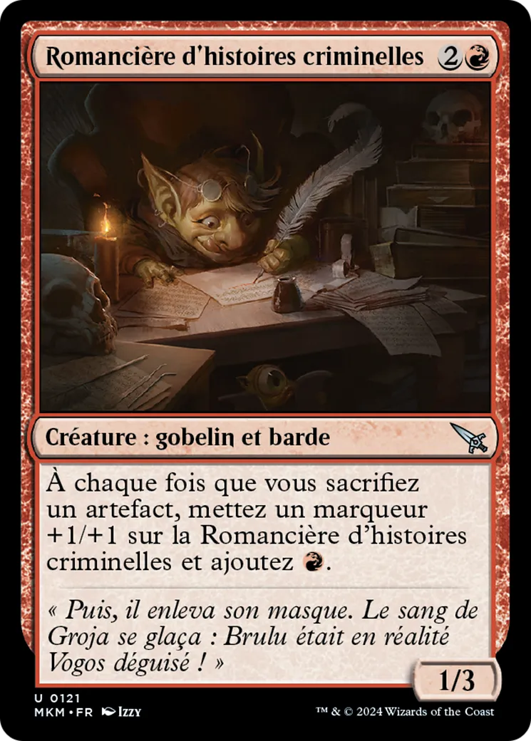Romancière d'histoires criminelles — Murders at Karlov Manor — Magic: The Gathering