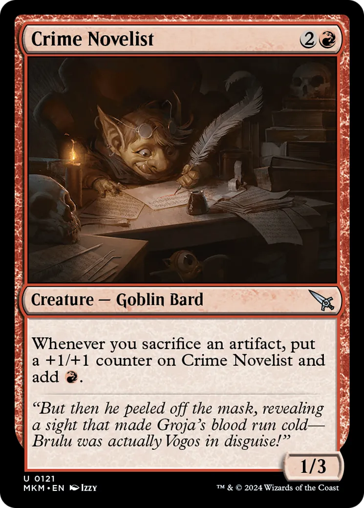 Crime Novelist — Murders at Karlov Manor — Magic: The Gathering