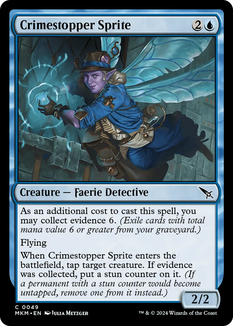 Crimestopper Sprite — Murders at Karlov Manor — Magic: The Gathering