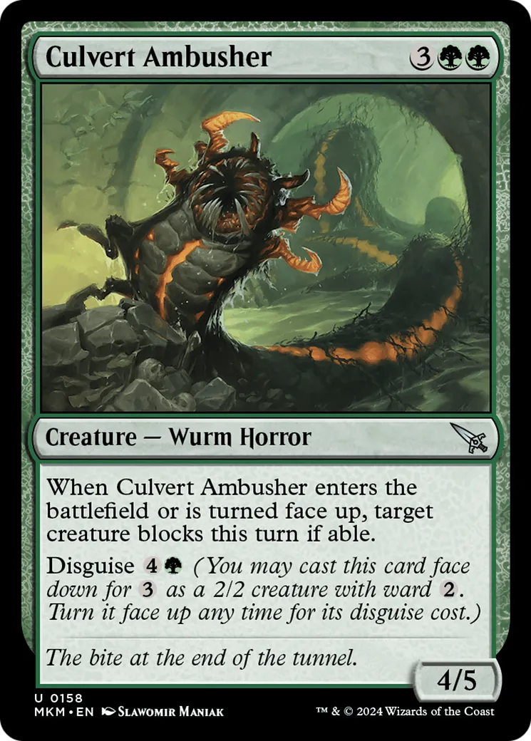 Culvert Ambusher — Murders at Karlov Manor — Magic: The Gathering