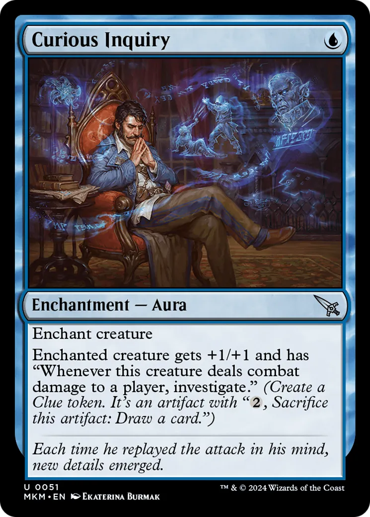 Curious Inquiry — Murders at Karlov Manor — Magic: The Gathering