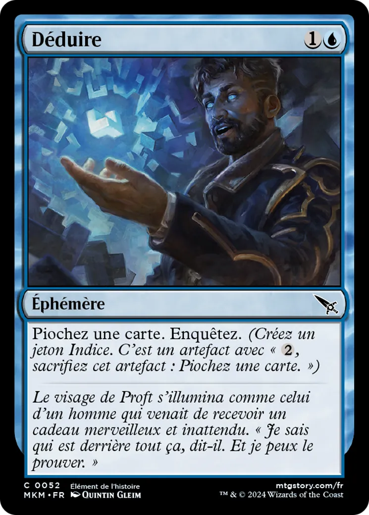 Déduire — Murders at Karlov Manor — Magic: The Gathering