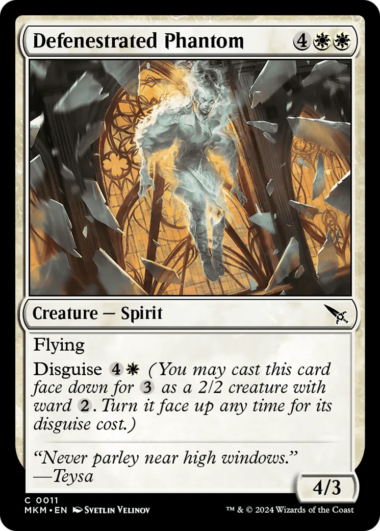 Fantôme défenestré — Murders at Karlov Manor — Magic: The Gathering