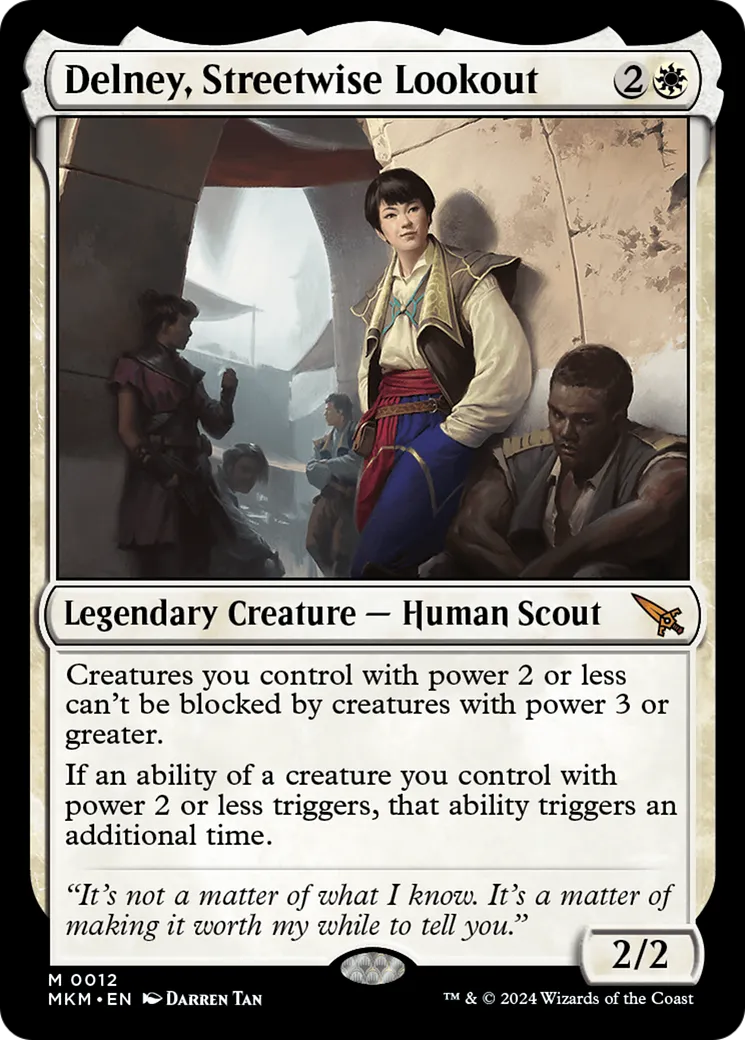 Delney, Streetwise Lookout — Murders at Karlov Manor — Magic: The Gathering