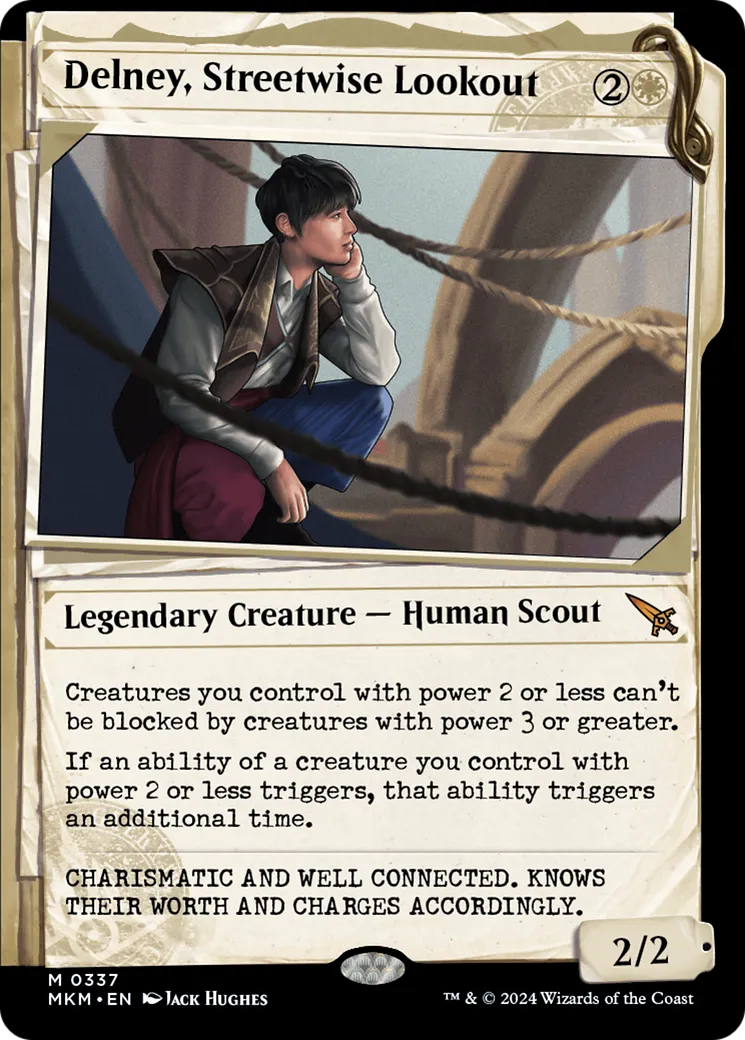 Delney, Streetwise Lookout — Murders at Karlov Manor — Magic: The Gathering