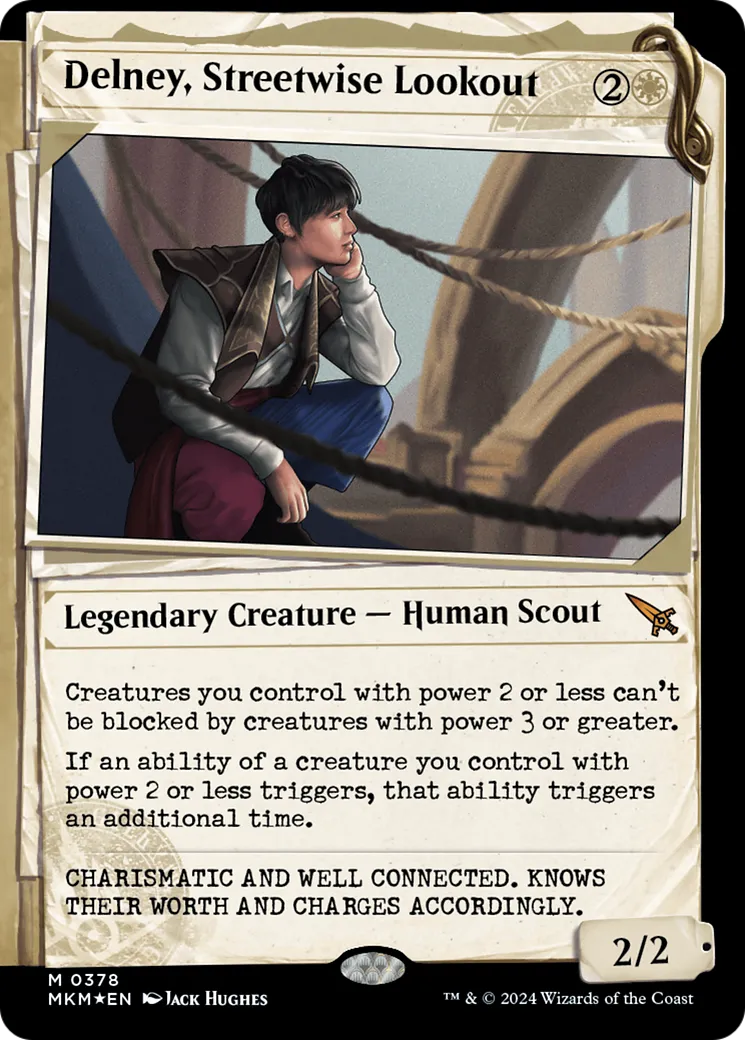 Delney, Streetwise Lookout — Murders at Karlov Manor — Magic: The Gathering