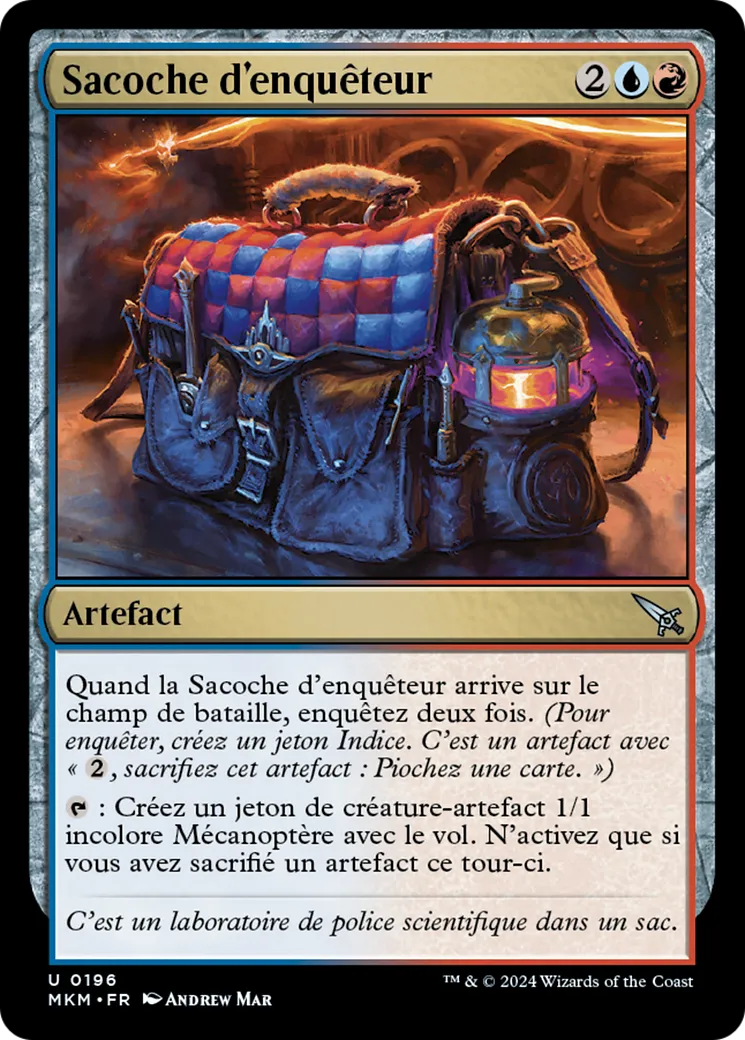 Sacoche d'enquêteur — Murders at Karlov Manor — Magic: The Gathering