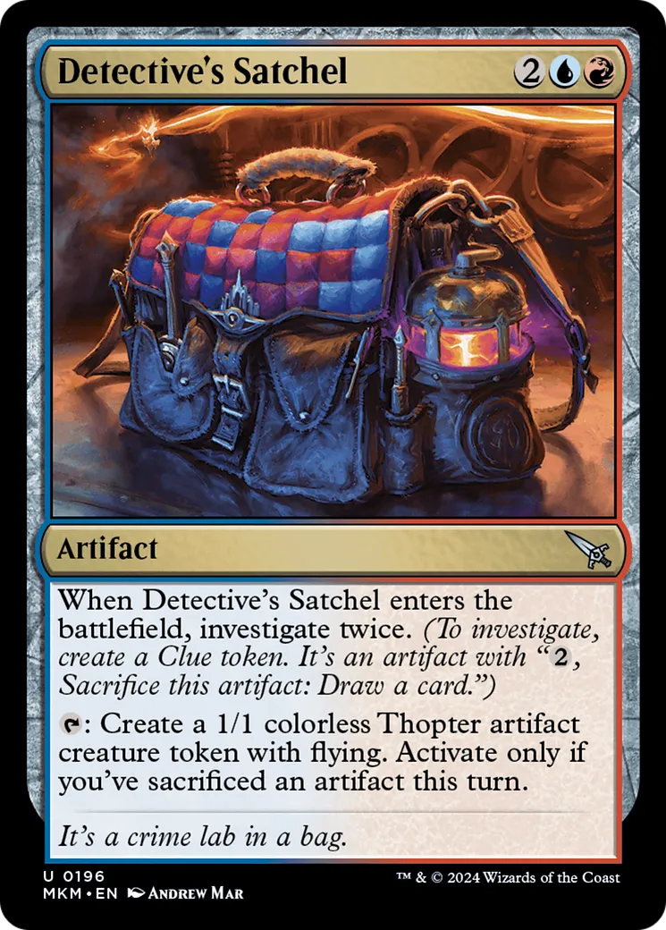 Sacoche d'enquêteur — Murders at Karlov Manor — Magic: The Gathering